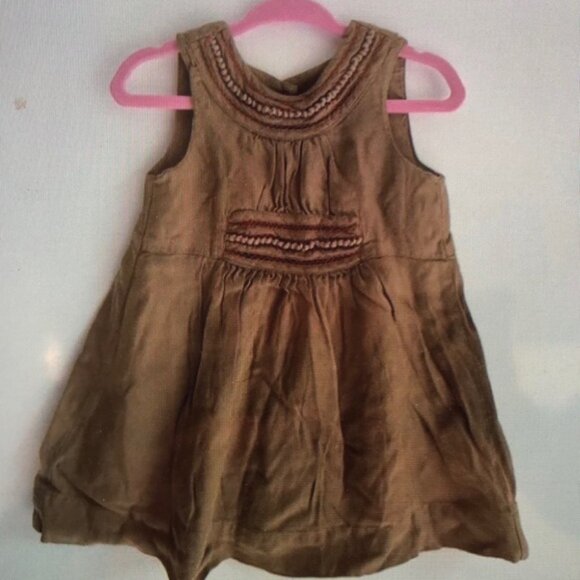 Brown Button-Up Dress - Picture 3 of 3